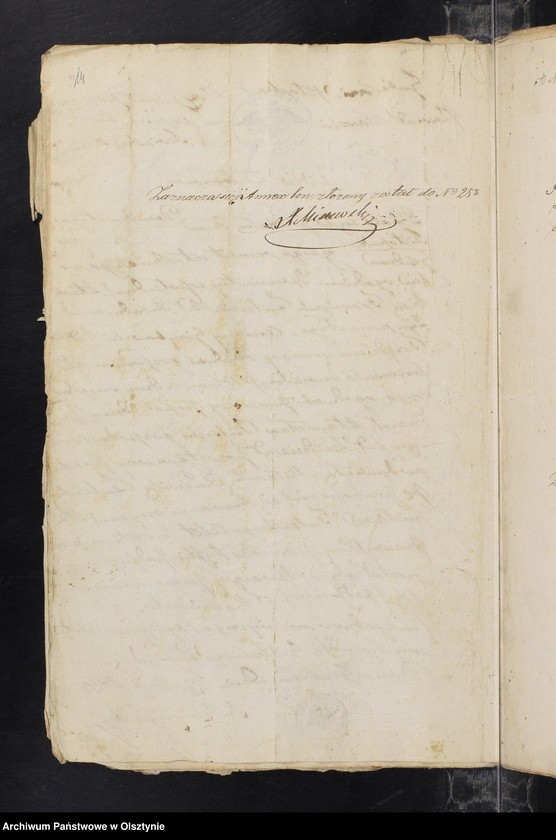 image.from.unit.number "Annexa z Parafii Janowieck[i]ej z Roku 1848"