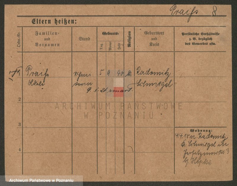 Obraz 10 z jednostki "Preidl (Prei..) - Prątkowski"