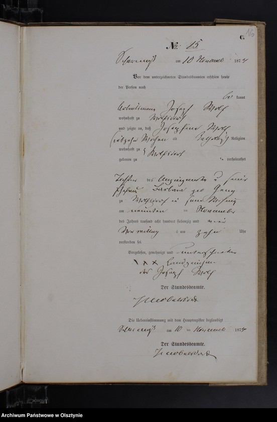 image.from.unit.number "Sterbe-Neben-Register Nr 1 - 23"