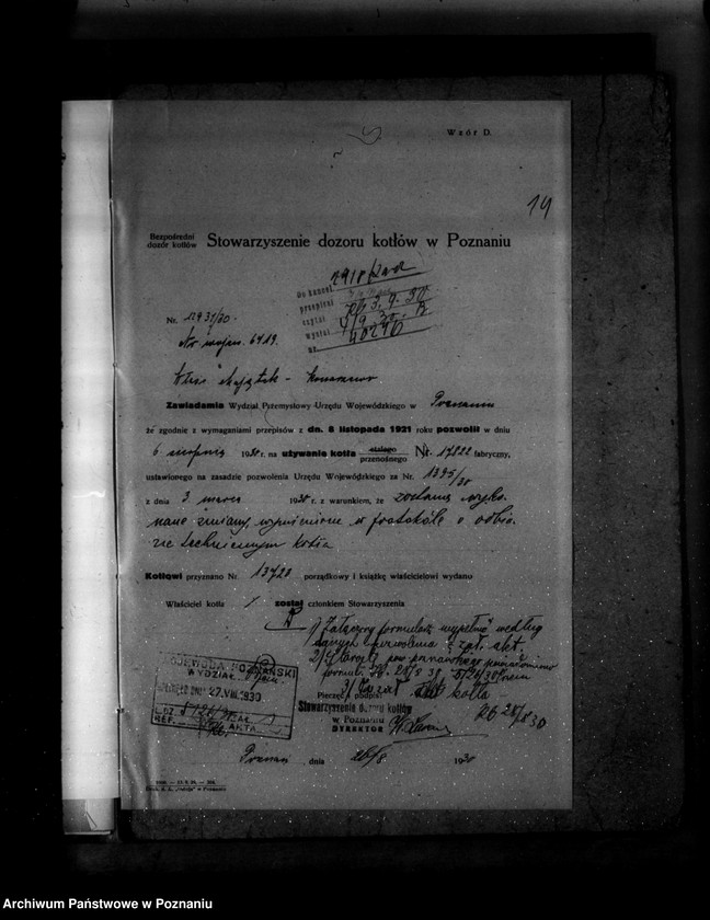 Obraz 18 z jednostki "Majętność Konarzewo powiat poznański nr woj. kotła 6419"