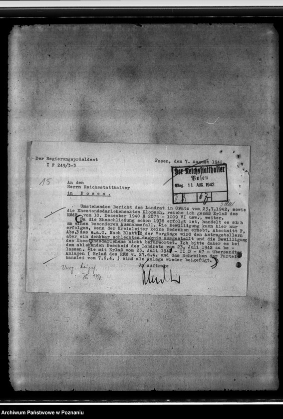 Obraz 19 z jednostki "Ehestandsdarlehen"