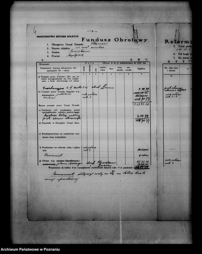 Obraz 10 z jednostki "/Wykaz szacunku przyjęcia dla państwowych nieruchomości ziemskich rozparcelowanych przed 1932/"