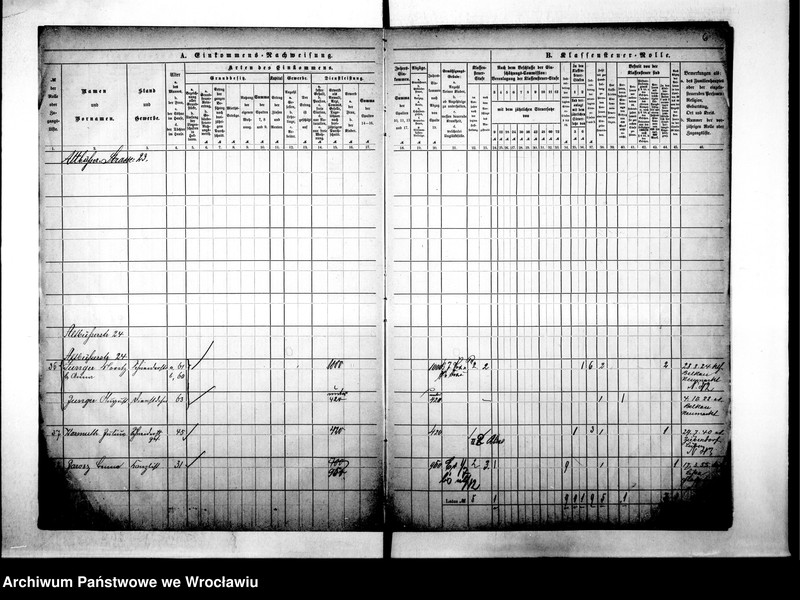 image.from.unit.number "Klassensteuerrolle nebst Eikommens - Nachweisung"