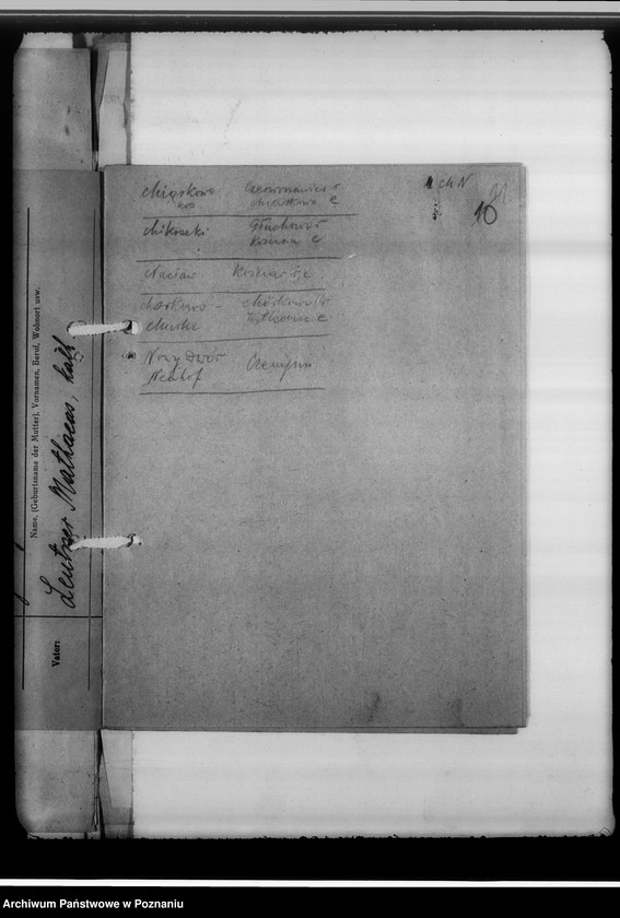 image.from.unit.number "[Wykazy duplikatów ksiąg kościelnych przejętych przez Gausippenamt w Poznaniu oraz spis ksiąg kościelnych otrzymanych przez Kreissippenamt w Czarnkowie]"