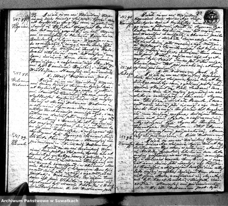 image.from.unit.number "Duplikat Aktów Urodzonych, Zaślubionych i Zeszłych Kościoła Parafialnego Kopciowskiego 1834 Roku"