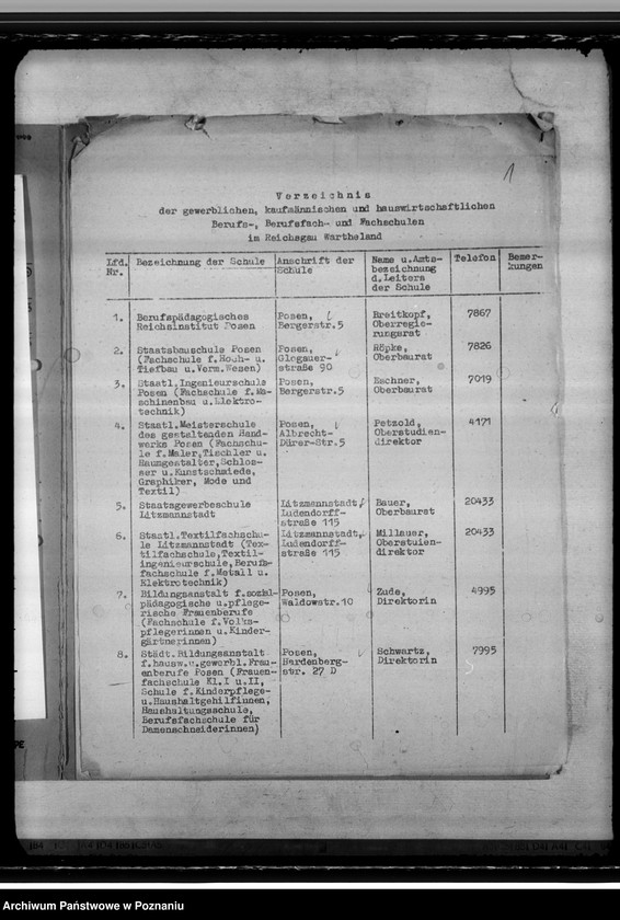 Obraz 5 z jednostki "Spis szkół zawodowych w Kraju Warty"