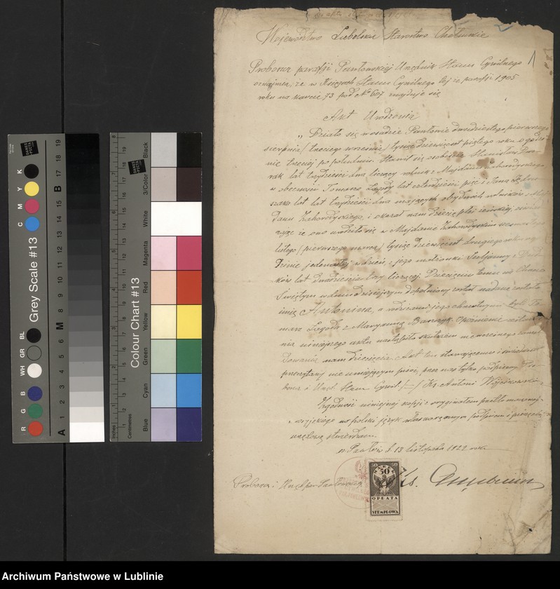 image.from.unit "Alegaty do księgi urodzeń, małżeństw i zgonów z 1923 r."