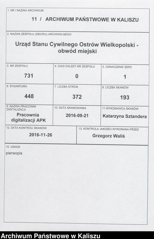 Obraz 1 z jednostki "[Księga urodzeń]"
