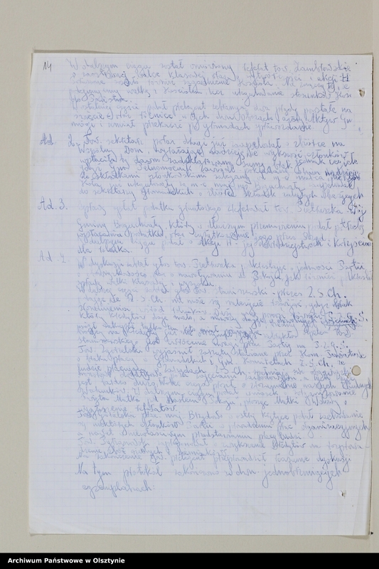 image.from.unit.number "Protokoły zebrań wyborczych i walnych zebrań członków /1951/, posiedzeń plenarnych ,egzekutywy, narad aktywu partyjnego, sprawozdania, ankiety sprawozdawcze /1949-1954/ Komitetu Gminnego PZPR"