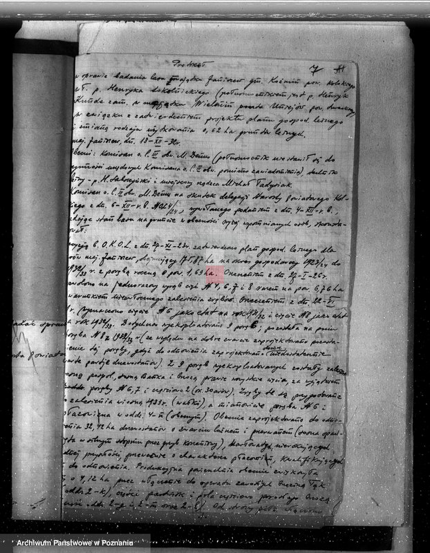 Obraz 11 z jednostki "Zatwierdzenie projektu planu gospodarstwa leśnego dla lasów majątku Janiszew powiat kolski"