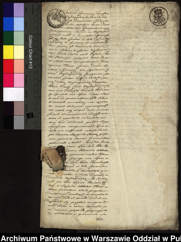 image.from.unit.number "Kopia ekstraktu z ks. ziem. wyszogrodzkich rezygnacji z 1581 roku mieszczan wyszogrodzkich Piotra Pianki i Urszuli Wodczanki z wójtostwa w Drwałach na rzecz opata Piotra Borukowskiego"