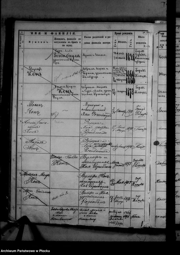 image.from.unit.number "[Księga zamknięta ludności stałej miasta Płocka - ul. Bielska nr 14]"