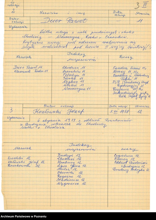 Obraz 13 z jednostki "Relacje i wspomnienia dotyczące powstania wielkopolskiego: 1. Chodzież, powiat Chodzież, województwo poznańskie."