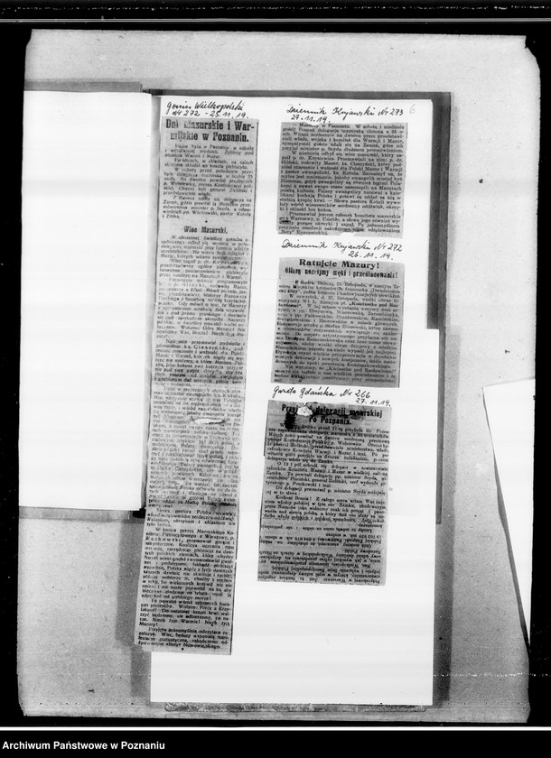 Obraz 11 z jednostki "Plebiscyt na Warmii i Mazurach [wycinki prasowe]"