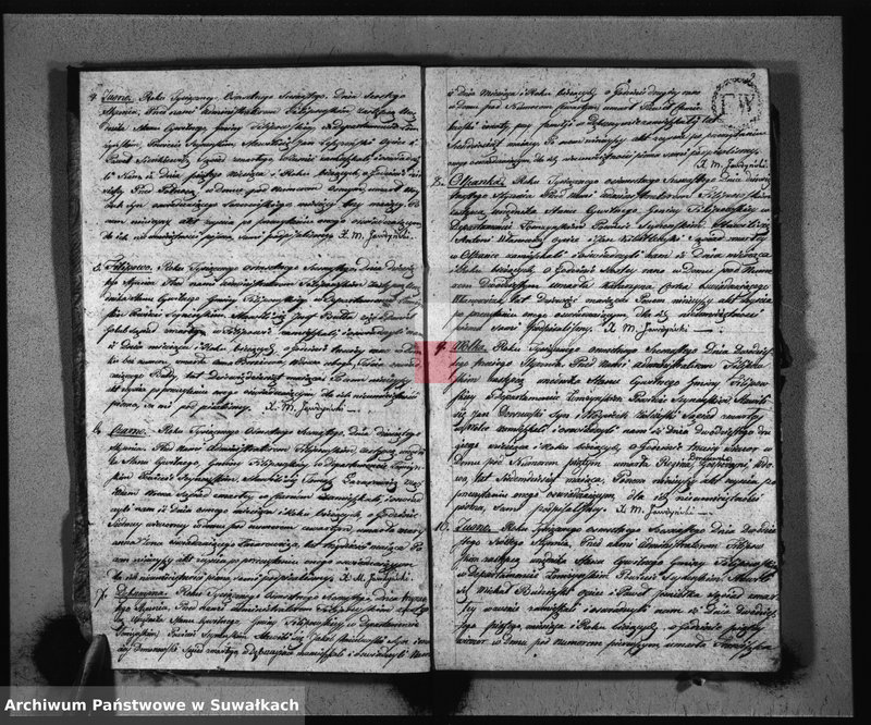 Obraz 4 z jednostki "Akta Zeszłych Gminy Filipowskiey od 1-go Stycznia 1816 R-u"