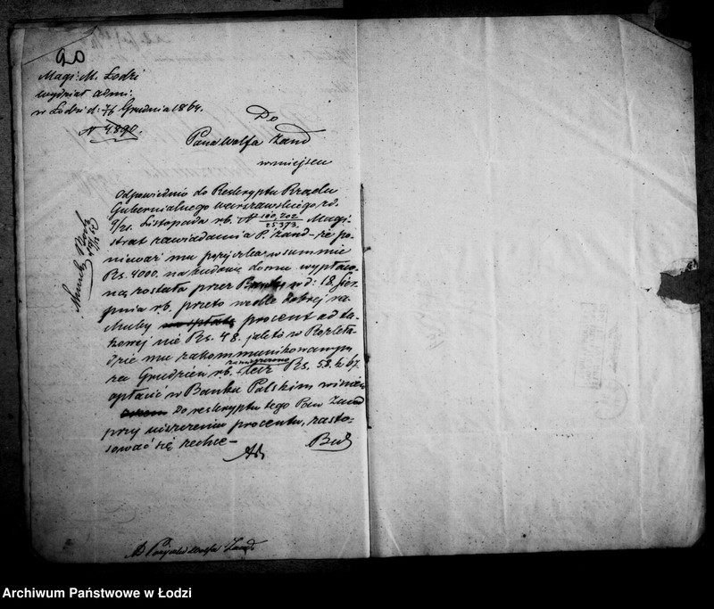 Obraz 17 z jednostki "Akta w przedmiocie pożyczki bankowej Wolfa Zanda"