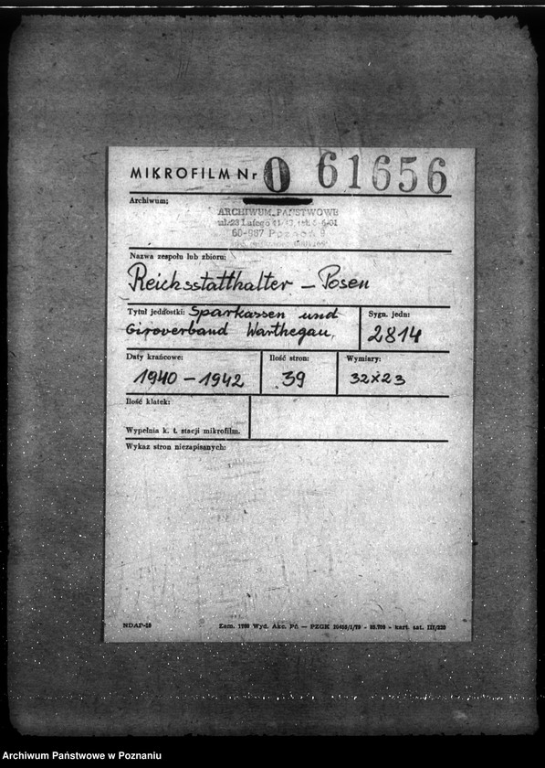 Obraz 2 z jednostki "Koszty i dochody związane ze złupionymi towarami w Warszawie"