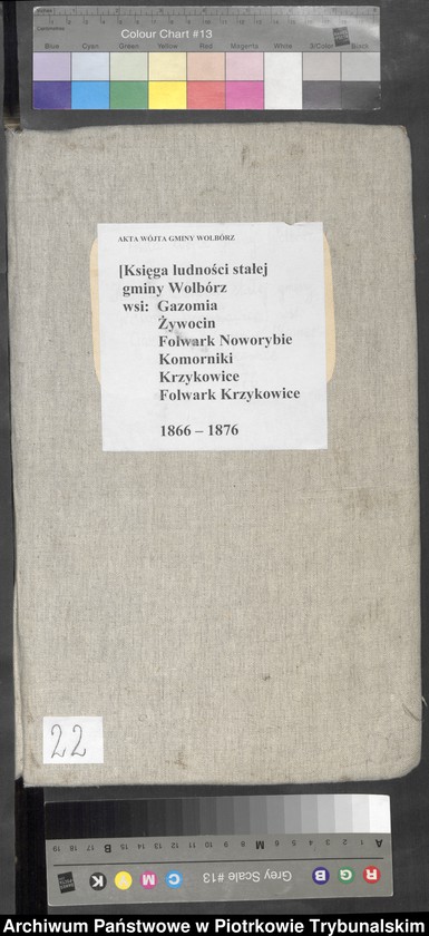 image.from.unit.number "Księga ludności stałej Gminy Wolborz wsi Gazomia, Żywocin, Folwark Noworybie, Komorniki, Krzykowice"