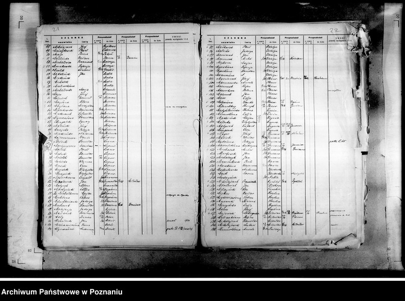 Obraz 17 z jednostki "Listy członków okręgu poznańskiego"