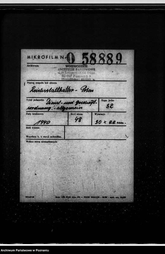 Obraz 2 z jednostki "Dienst- und Geschäftsordnung - allgemein"