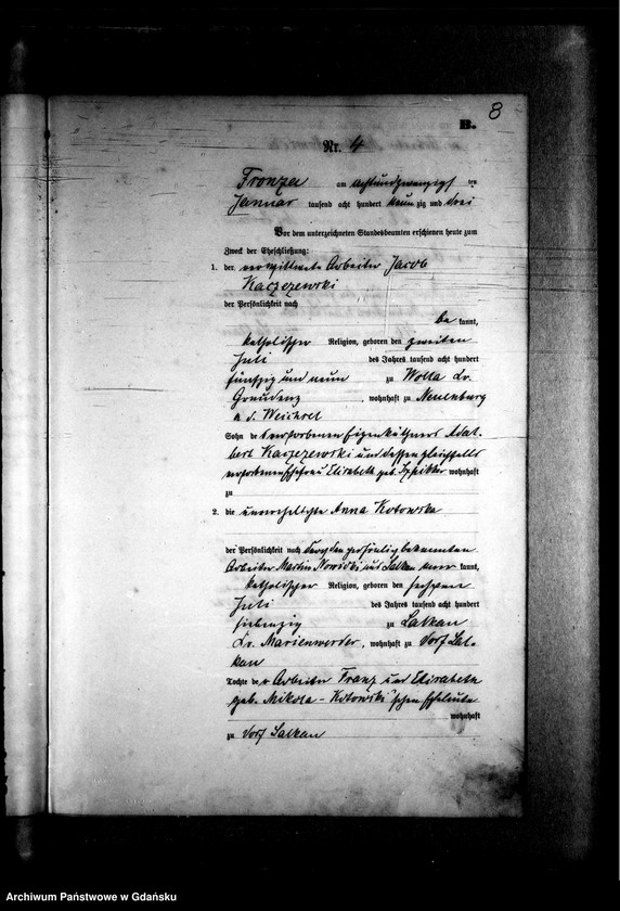 image.from.unit.number "Księga małżeństw"