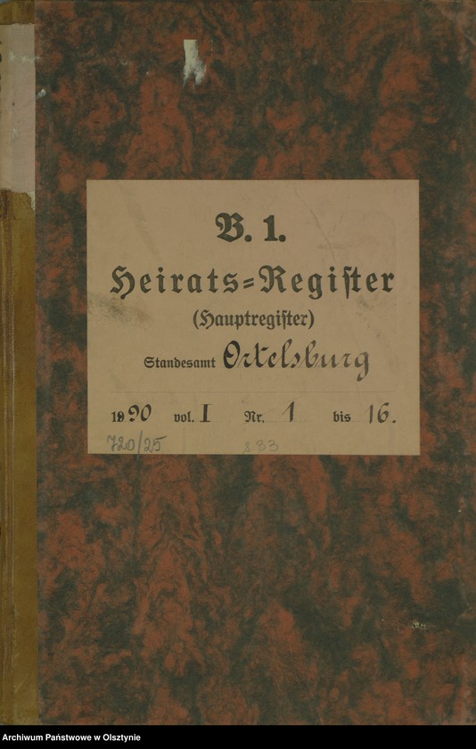 image.from.unit.number "Heiraths-Haupt-Register Nr 1 - 16"