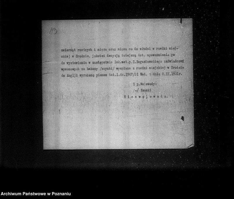 Obraz 17 z jednostki "Akta osobowe lekarza weterynarii dr. Władysława Kaplińskiego"