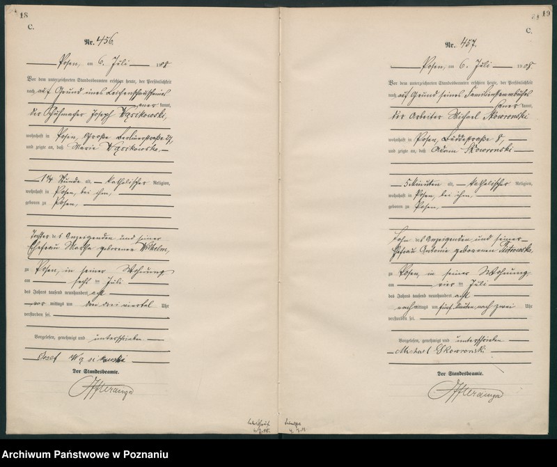 Obraz 12 z jednostki "Księga miejscowa zgonów tom II [Rejestr główny zgonów]"