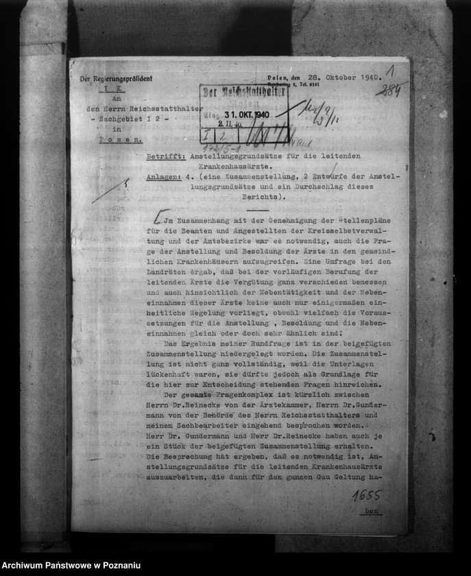 Obraz 5 z jednostki "Przyjmowanie lekarzy na stanowisko kierownicze oraz lekarzy Francuzów"