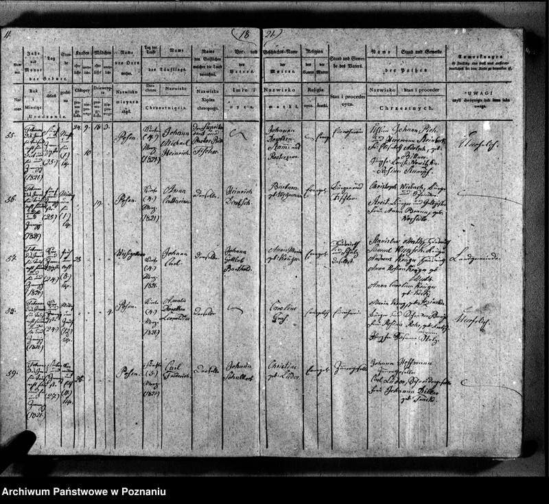 Obraz 14 z jednostki "Duplikat der Getauften, Getrauten, Verstorbenen"