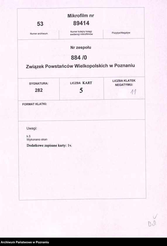 Obraz 10 z jednostki "Naramowice, powiat Poznań - akta koła."