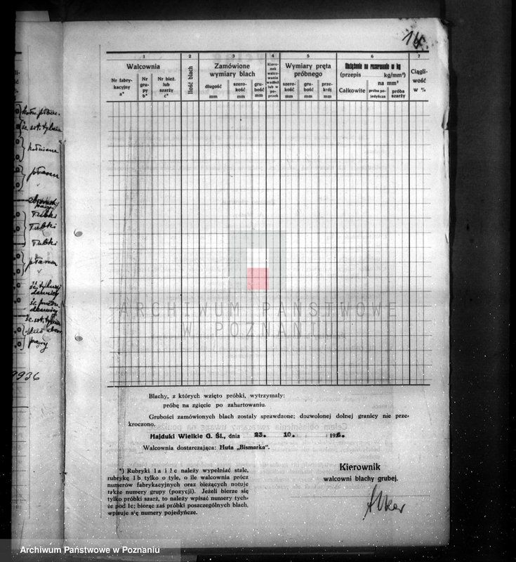 image.from.unit.number "Fabryka kwasu węglowego własność L. Rost Poznań-Główna  nr woj. 5958"