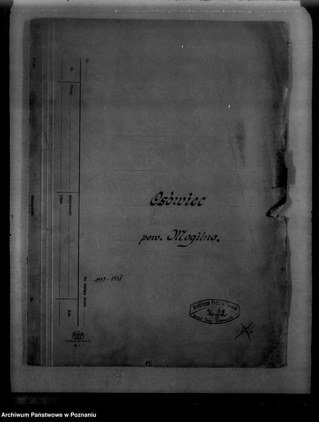 Obraz 4 z jednostki "/Majętność leśna/ Ossowiec/ powiat mogileński"