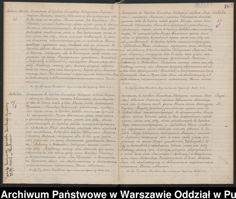 image.from.unit.number "Akta urodzeń, małżeństw i zgonów"