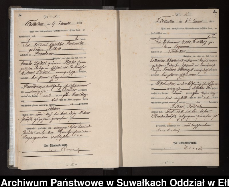 image.from.unit.number "Geburts-Haupt-Register des Königlichen Preussischen Standes-Amtes Nikolaiken Kreis Sensburg"