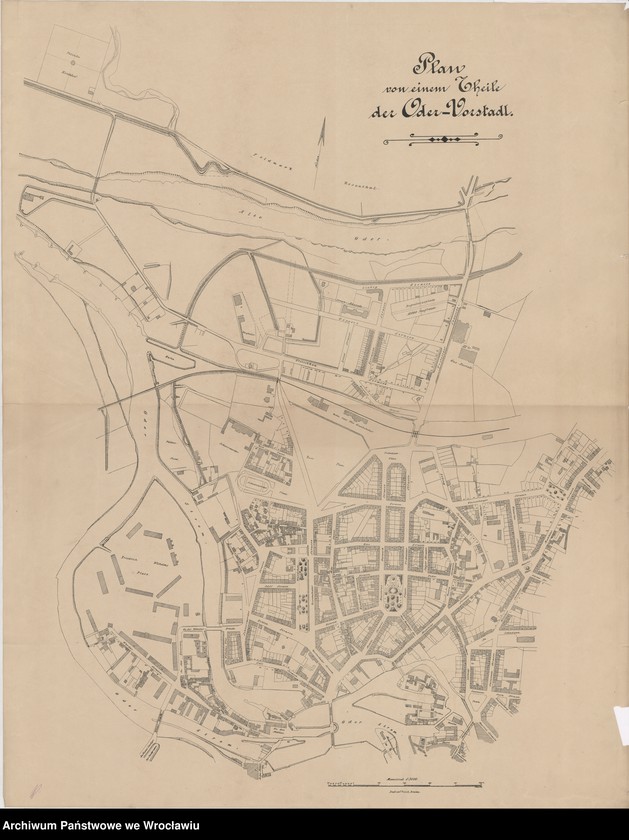 image.from.unit.number "Plan von einem Teile der Odervorstadt [od Starej Odry do Nicolai-Stadtgraben]"