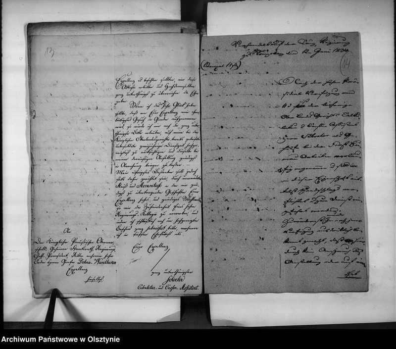 Obraz 12 z jednostki "Anstellung des Privatschreiber Schoeler [Friedrich Wilhelm]"