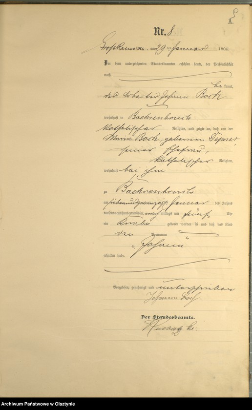 image.from.unit.number "Geburts-Haupt-Register Nr 1 - 83"