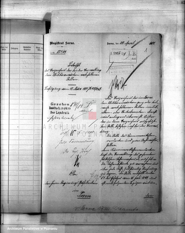 Obraz 5 z jednostki "Die Austellung und Versongung der Kommunalbeamten der Stadt Sarne"