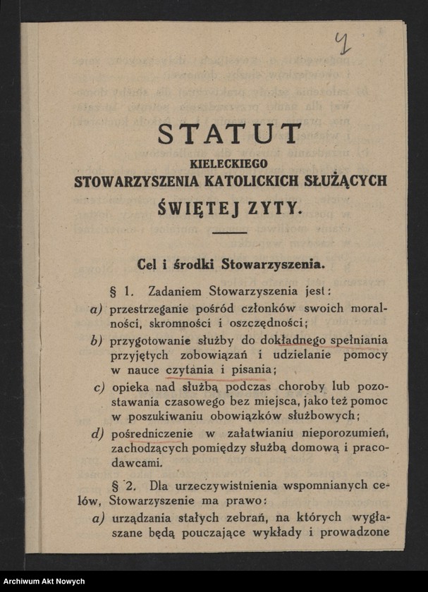 image.from.unit.number "Obuchowicz Br. (ks., prałat Katedry Kieleckiej, prezes Stowarzyszenia Katolickich Służących św. Zyty); Załączniki: a) Książka Członka i Statut Stowarzyszenia (druk); b) 1 fotografia; L.7"