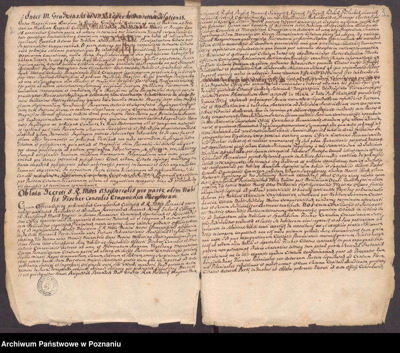 Obraz 5 z jednostki "Liber actorum officii consularis civitatis Posnaniae."