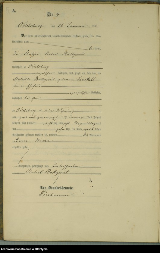 image.from.unit.number "Geburts-Haupt-Register Nr 1 - 89"