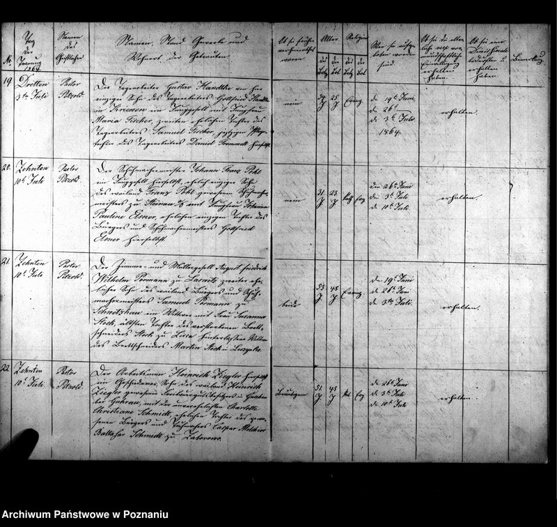 Obraz 8 z jednostki "Duplikat der Getrauten, Gebornen u. Verstorbenen"