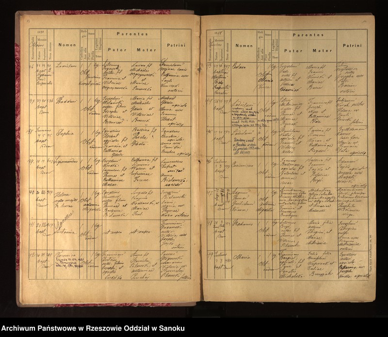 image.from.unit.number "Księga urodzeń, małżeństw i zgonów dla miejscowości Brzozów"