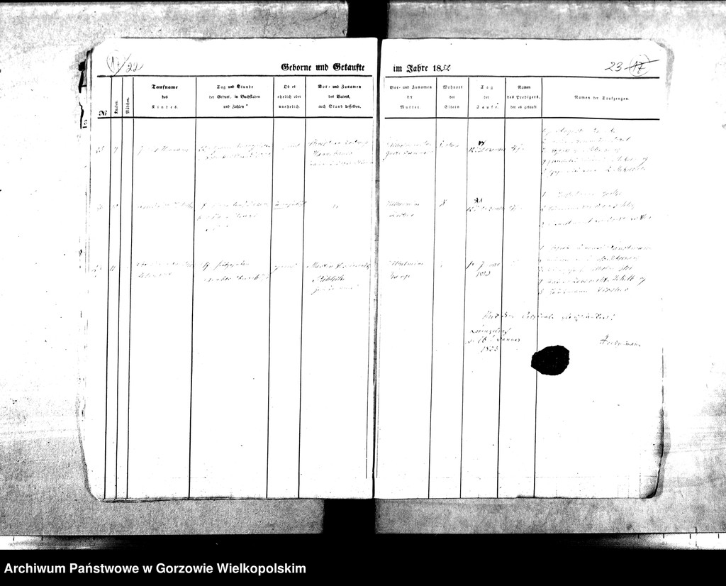 image.from.unit.number "Duplikate der Kirchenbücher von Lorenzdorf (Wawrów) und Zechow (Czechów). Parochie Lorenzdorf (Wawrów)."