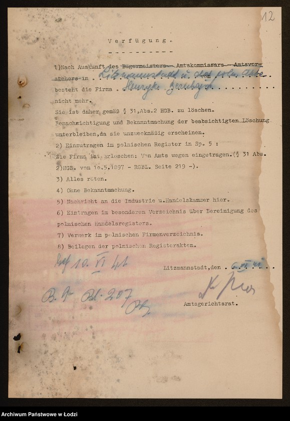 Obraz 14 z jednostki "Henryk Bernhajm – sprzedaż starzyzny"