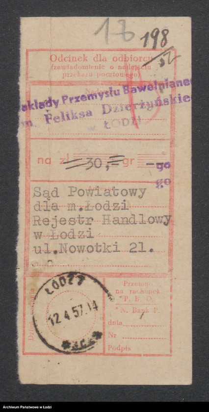 Obraz 19 z jednostki "Karol i Emil Szrajber- tkalnia mechaniczna"