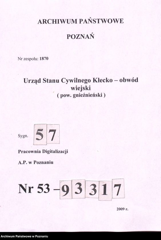 Obraz 1 z jednostki "Księga małżeństw"