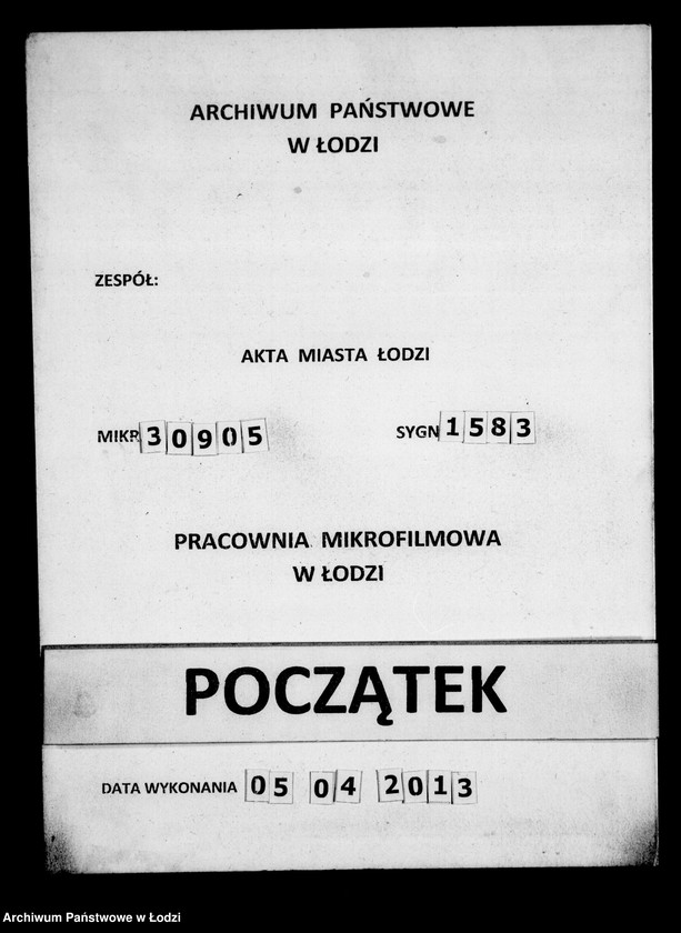 Obraz 1 z jednostki "Akta tyczące się opłacania dziesięciny"