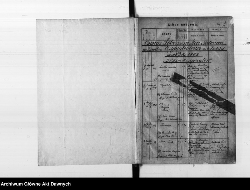 image.from.unit.number "Parafia: Grzymałów. Dekanat: Skałat. Księga metrykalna urodzeń, ślubów i zgonów dla miasta Grzymałów i wsi: Bucyki, Czechowa*, Eleonorówka, Hlibów, Kałaharówka*, Kozina*, Leżanówka, Mazurówka, Okno, Ostapie**, Pajówka, Podlesie, Poznanka Hetmańska, Wolica*, Zarubińce**."
